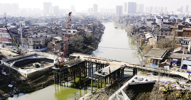 天門大橋 建設緊鑼密鼓